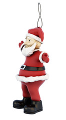 Christmas Toy Santa Claus isolated on white
