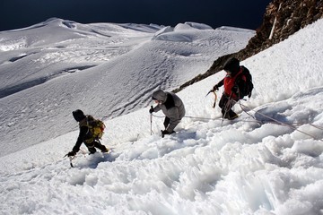 Huayna Potosi climbing
