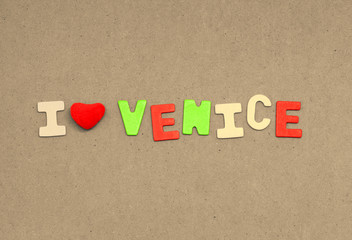  I love venice