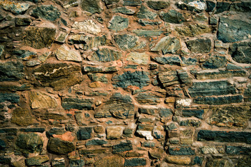 Stone wall at Kumbhalgarh fort, Rajsthan, India
