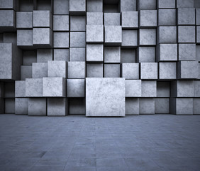 Abstract cube background