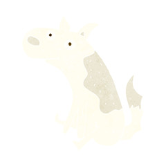 cartoon sitting dog