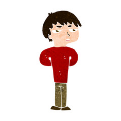 cartoon antisocial boy