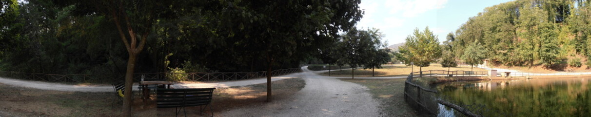 Fototapeta premium Il parco del casale