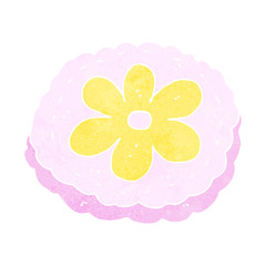 cartoon baked biscuit