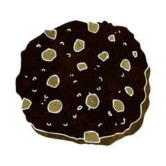 chocolate chip cookie cartoon