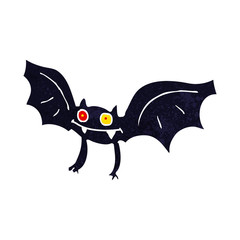 cartoon vampire bat