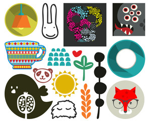 Mix of vector images. vol.73