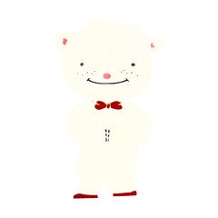 cartoon little polar bear