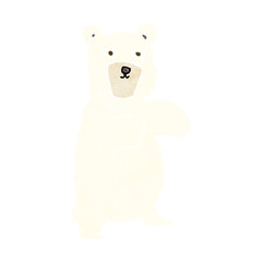 cartoon polar bear