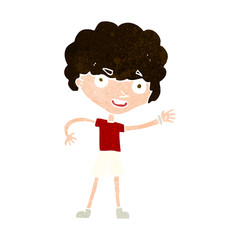 cartoon sporty person