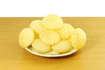 Puri for Panipuri or Gol gappa Gujarati Marathi  Indian Food snack
