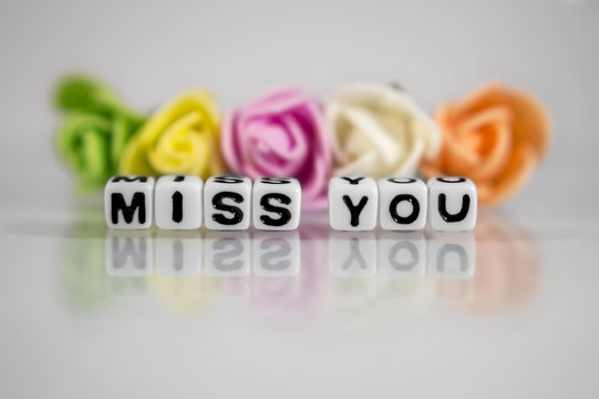 Miss you text message