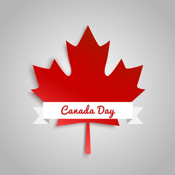 Design a banner for Canada Day 1 st of July.