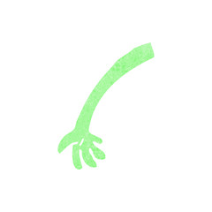 cartoon monster arm