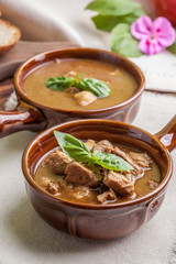 Goulash soup.