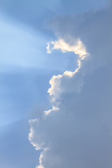 Dark ominous clouds. Dramatic sky