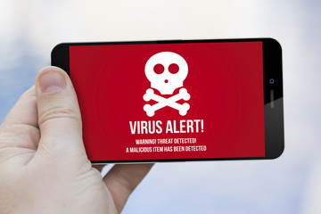 virus on a cell phone