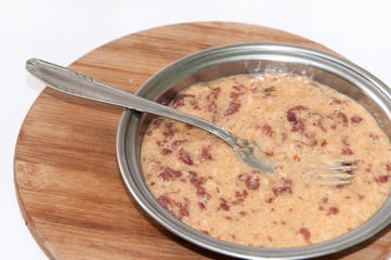 Serbian domestic cuisine chicken liver recipe