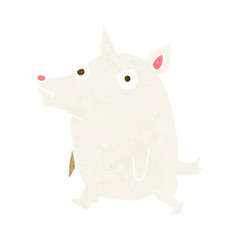 cartoon funny little dog