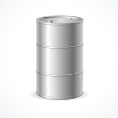 Oil Barrel Drum. Vector