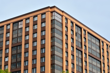 New multistoried building on Gorky Streett. Kaliningrad, Russia