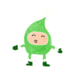 cartoon funny christmas character