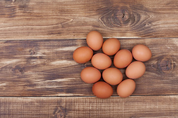 chicken eggs