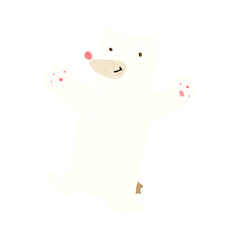 cartoon polar bear