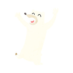 cartoon polar bear