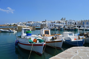 Fototapeta na wymiar Naousa - île de Paros