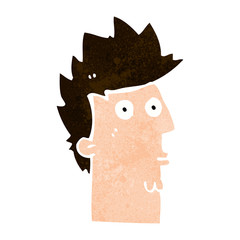 cartoon surprised face