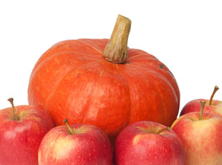 pampkin and apples