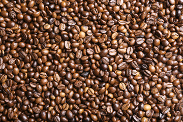 Coffee beans background