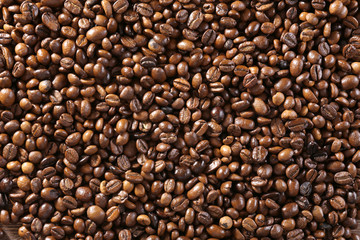 Coffee beans background