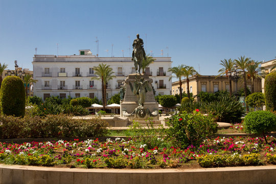 Plaza Arenal in Jerez de la Frontera, Cadiz, Andalusien, Spanien