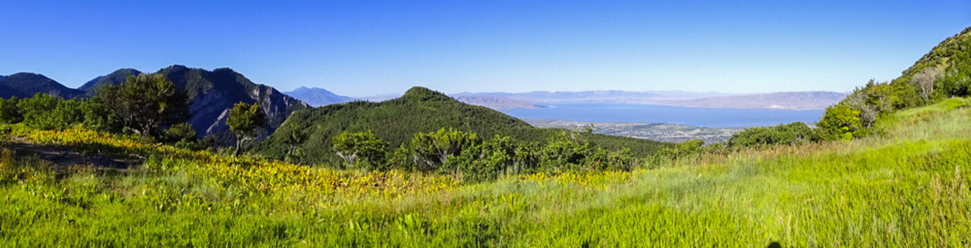 View of Utah Lake, Utah 2015-09-25