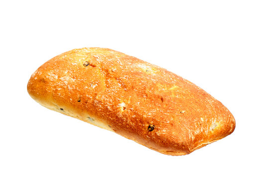 Olive ciabatta bread loaf