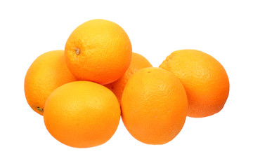 Heap of orange fruits