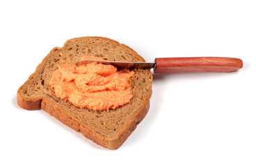 Capelin caviar in salmon  sauce