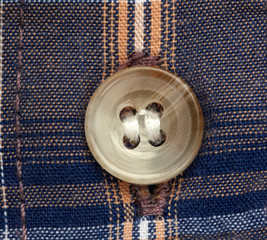 Close up view of a button