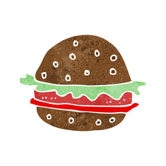 cartoon hamburger