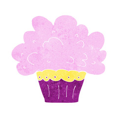 cartoon big cupcake