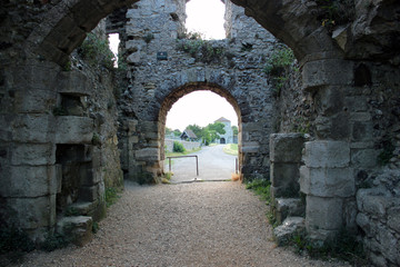 Fototapeta na wymiar Castle Stone Archways