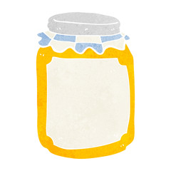 cartoon jar of honey