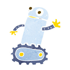 cartoon robot