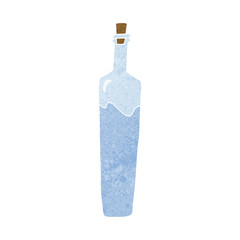 cartoon posh bottle
