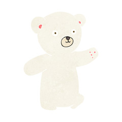 cartoon polar bear cub