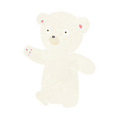 cartoon polar bear cub