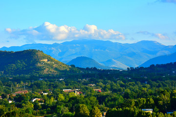 la vallée del liri, latinium, italie